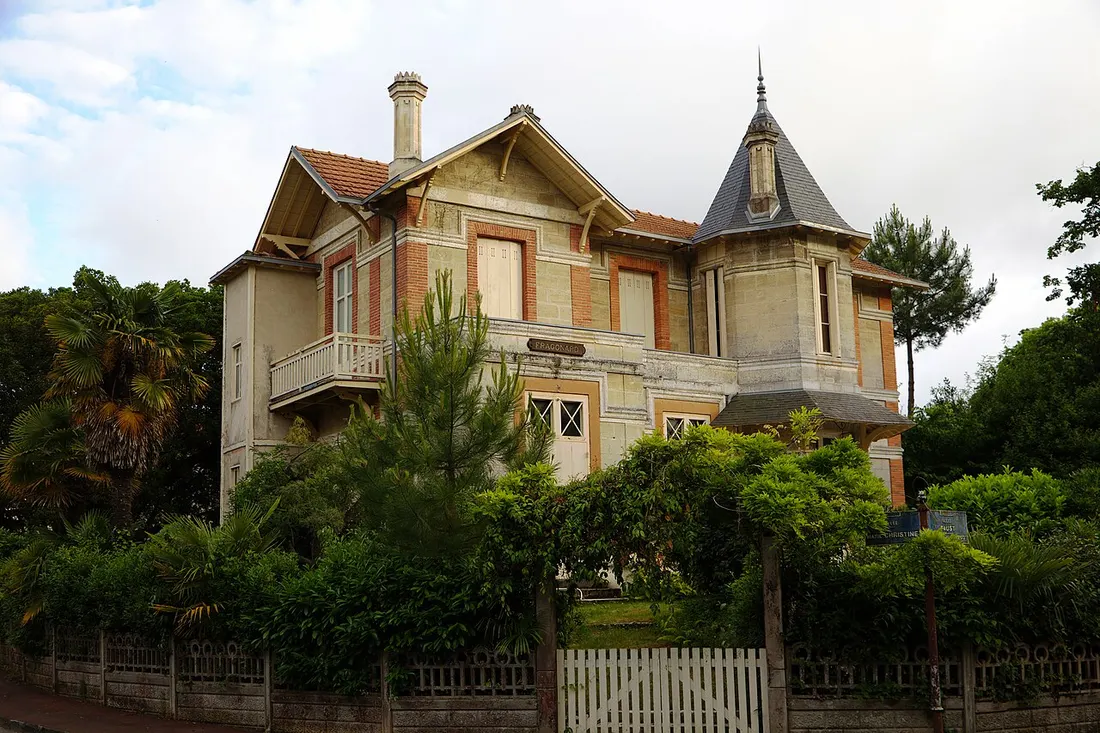 La villa Fragonard, villa du XIXe siècle de la Ville d'Hiver d'Arcachon